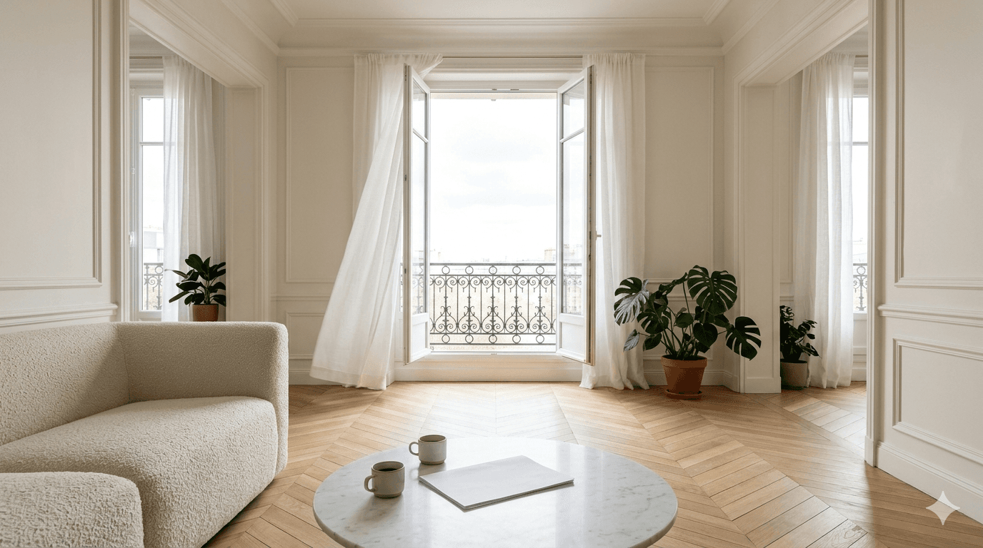Expert immobilier déroulant un plan architectural